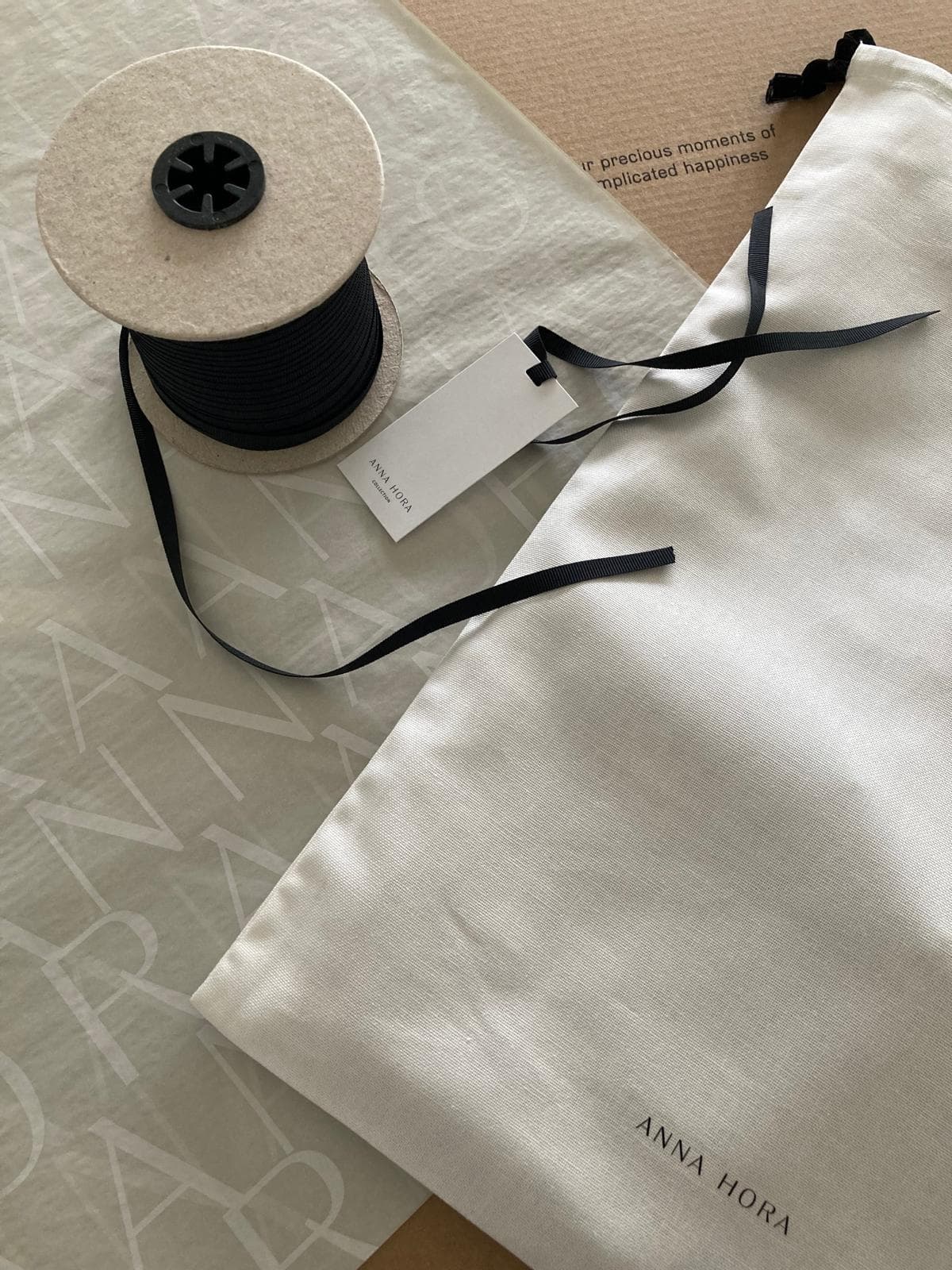 Soft cotton dust bag